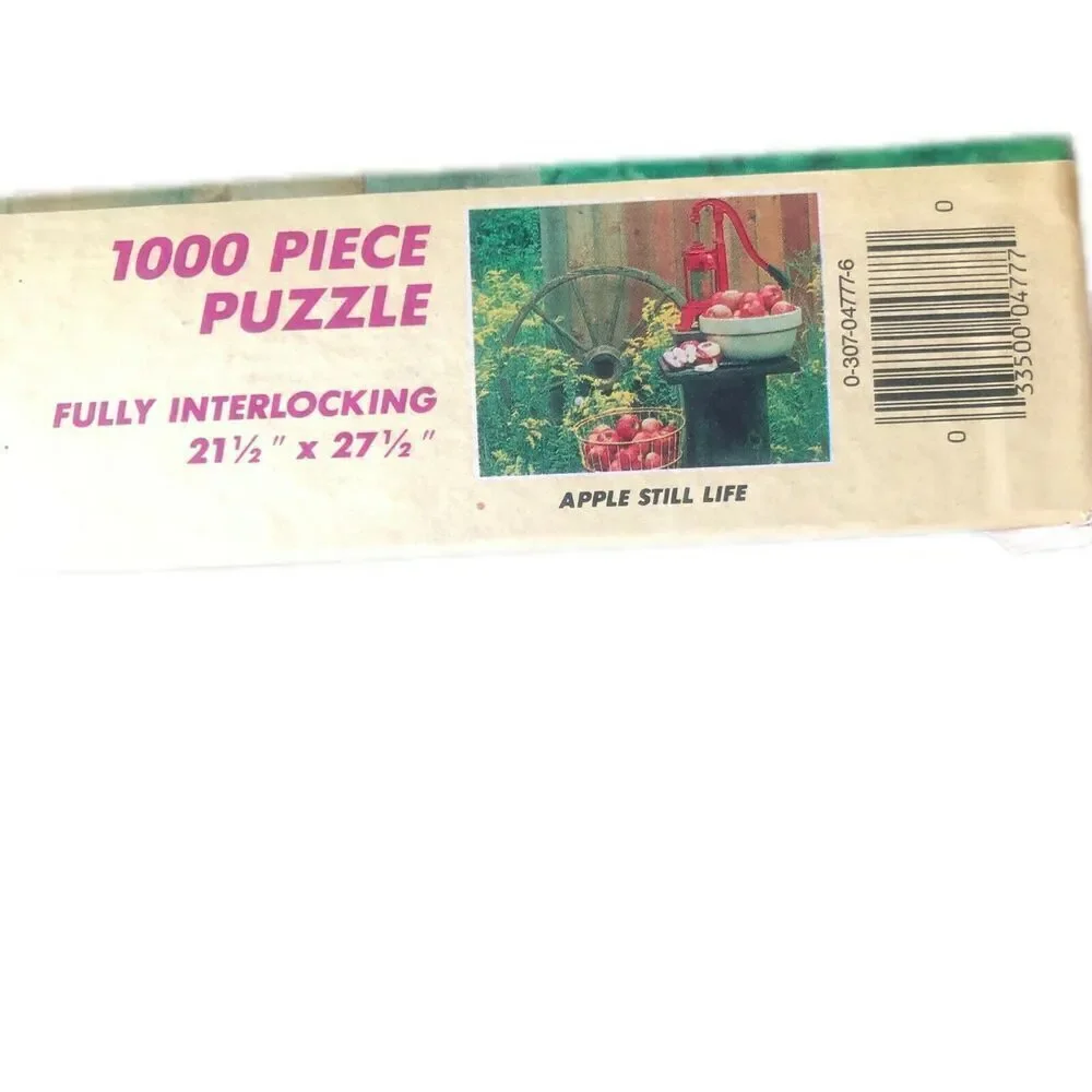 Golden 4777-48 Apple Still Life 1000 Piece Jigsaw Puzzle Complete 21.5
